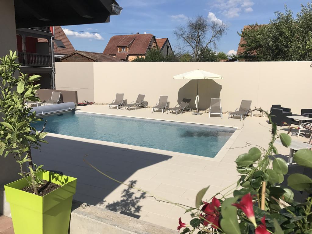 Au Soleil, Hotel Restaurant & Spa Valff Экстерьер фото