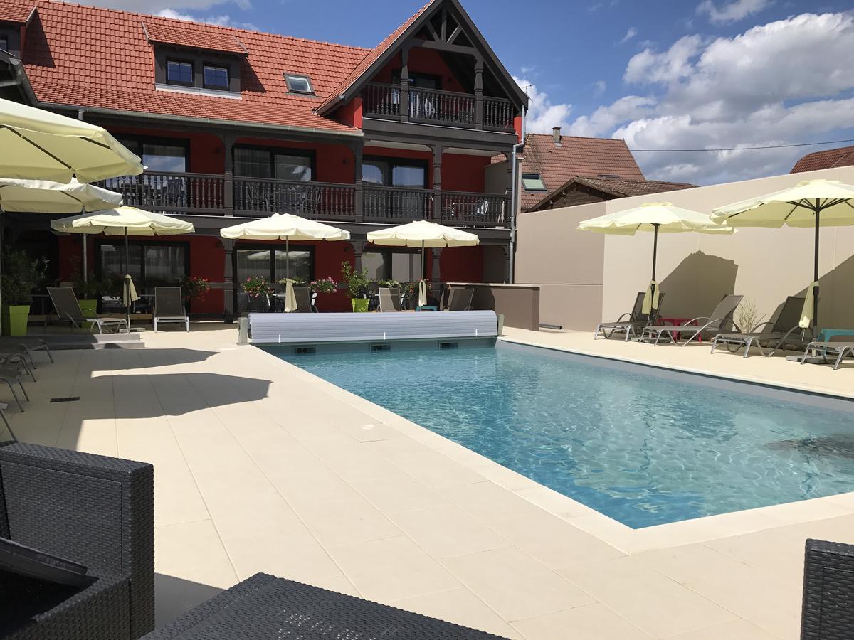 Au Soleil, Hotel Restaurant & Spa Valff Экстерьер фото